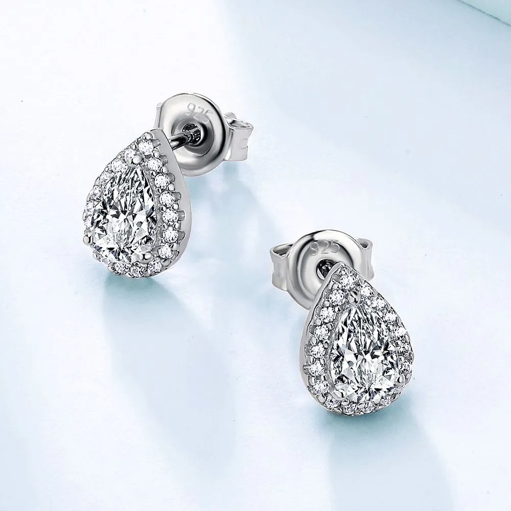 0.5 Carats *2 VVS1 Moissanite Stud Earrings for Women