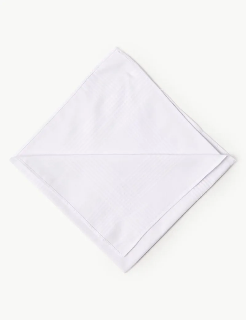 10pk Antibacterial Pure Cotton Handkerchiefs with Sanitized Finish®