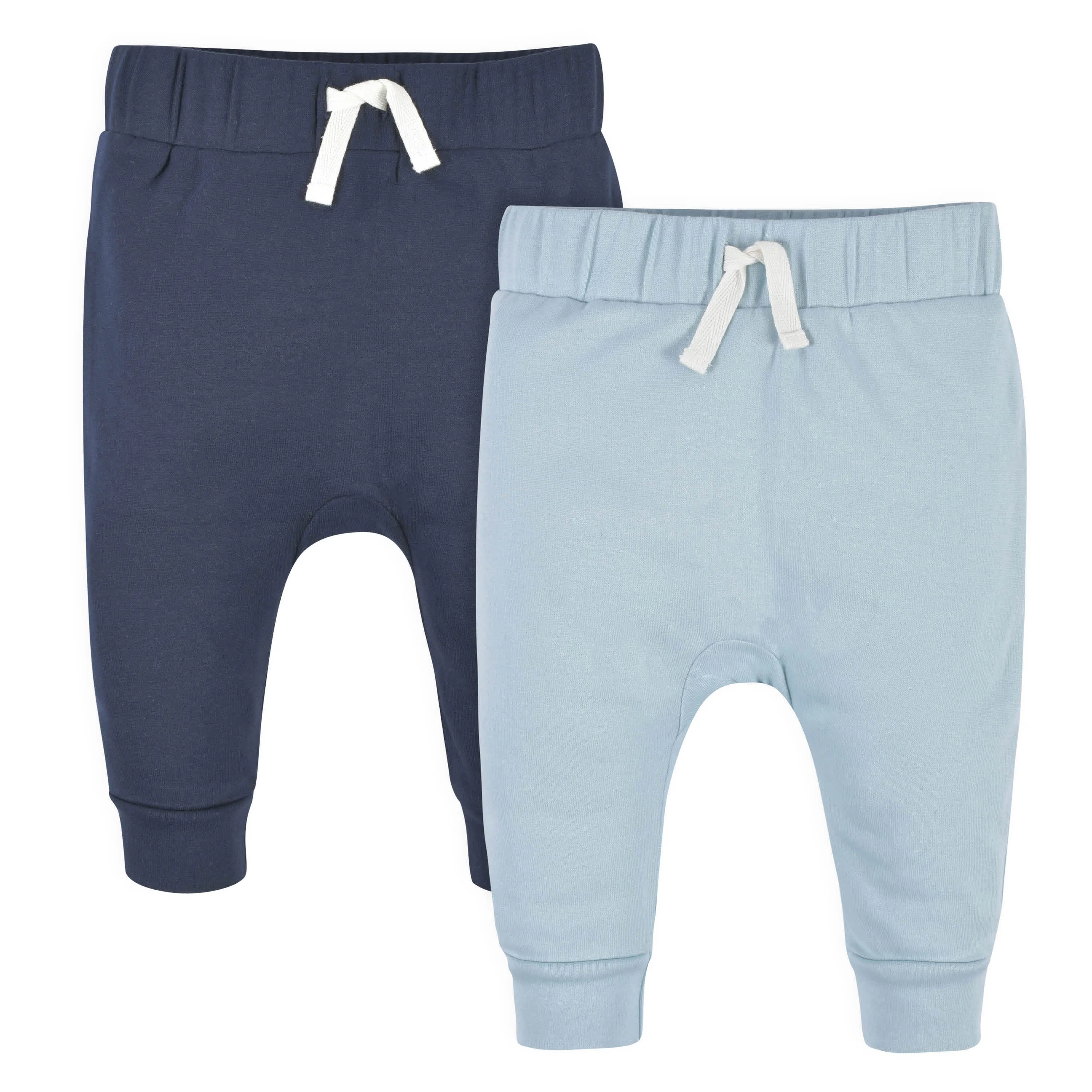 2-Pack Baby Boys Comfy Stretch Navy & Blue Pants