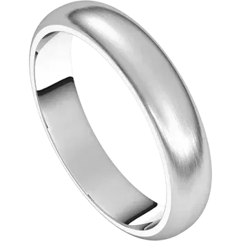 4mm Half Round Wedding Band