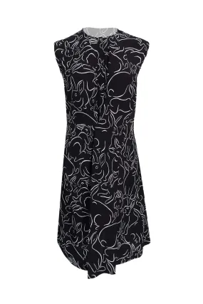 Abstract Print Dress