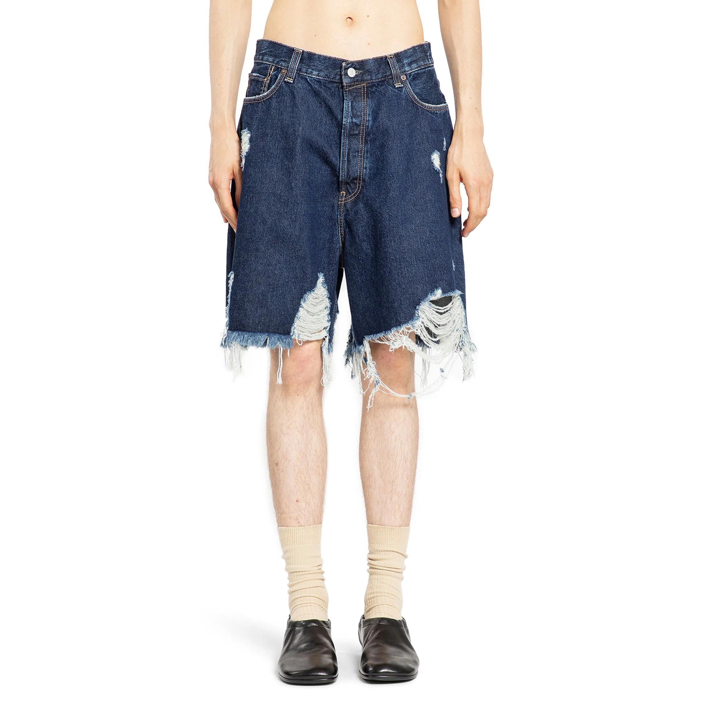 ACNE STUDIOS MAN BLUE SHORTS & SKIRTS