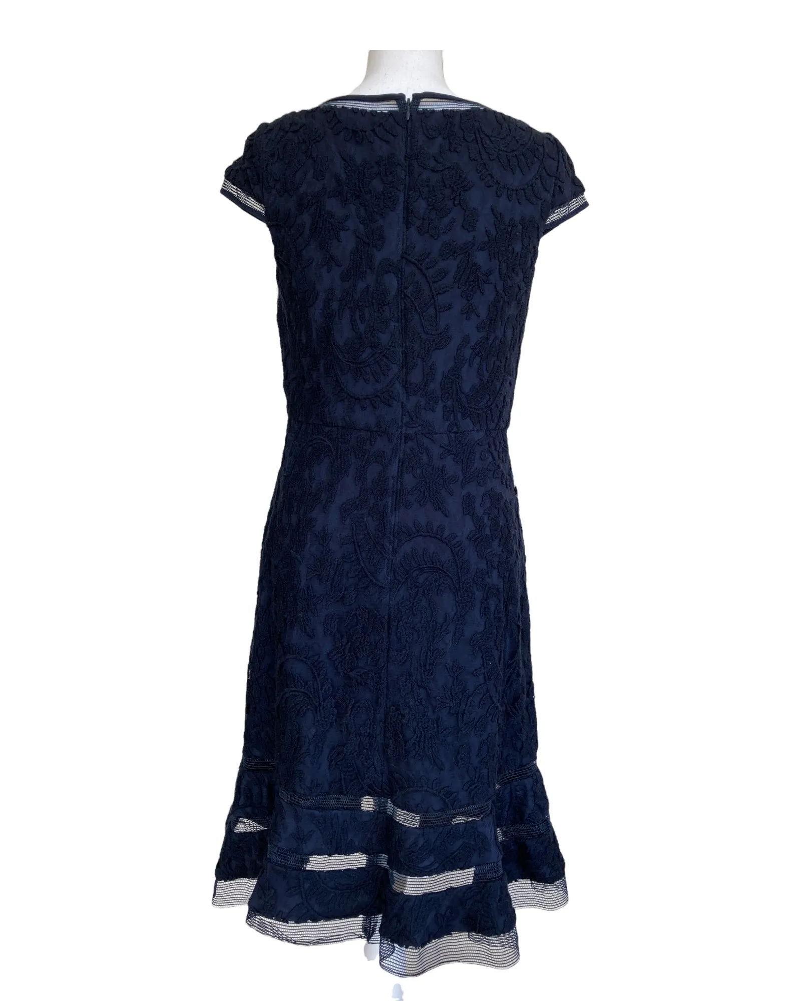 Adrianna Papell Navy Blue Dress, 6