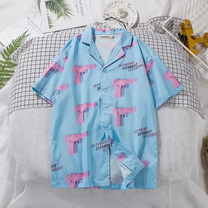 Aesthetic Pink Pistol Shirt