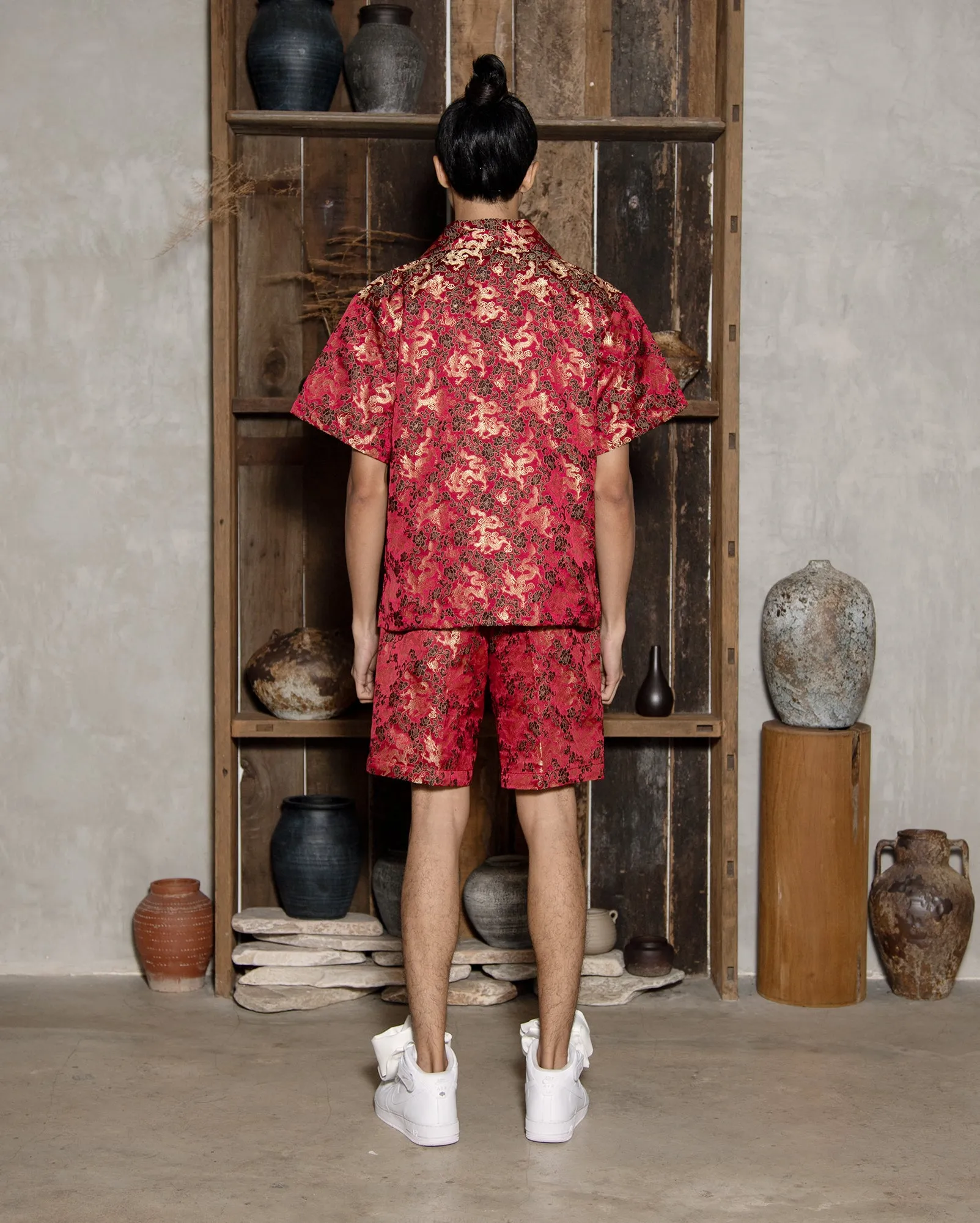 Baju Cuban Cina (Red Dragon)