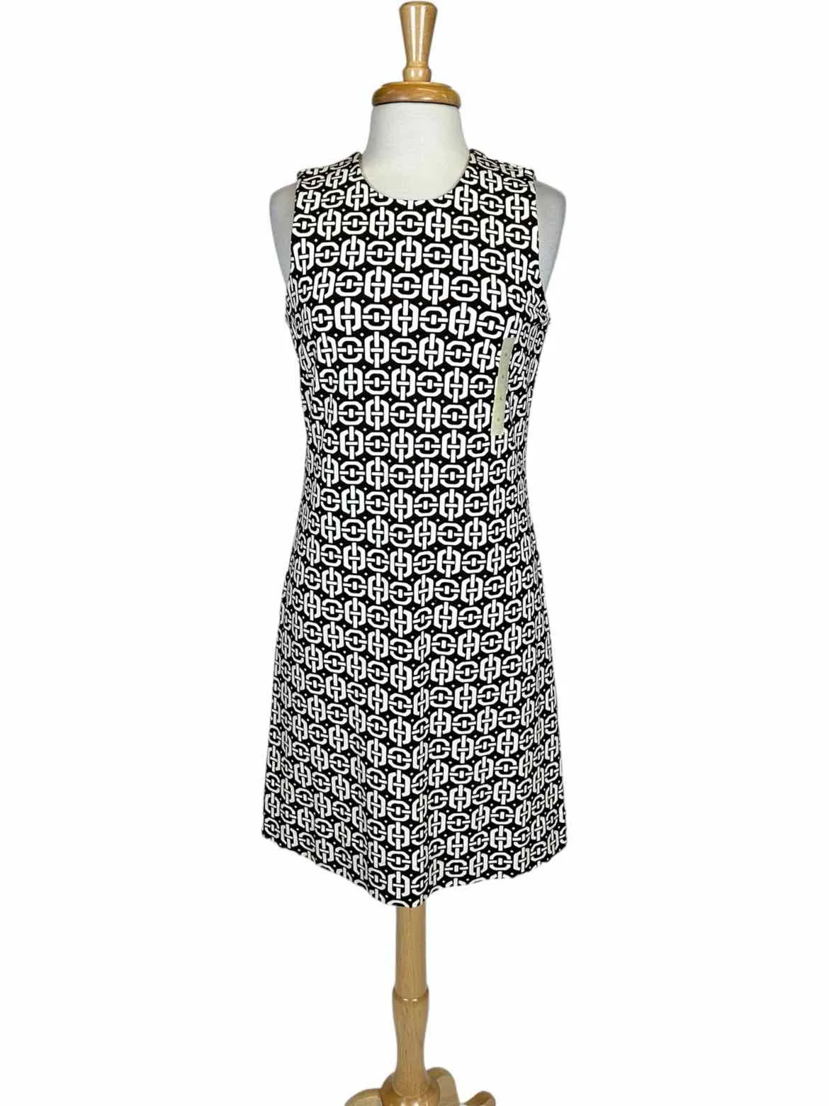 BANANA REPUBLIC BRN/WHT SLEEVELESS Women Size 6 Dress