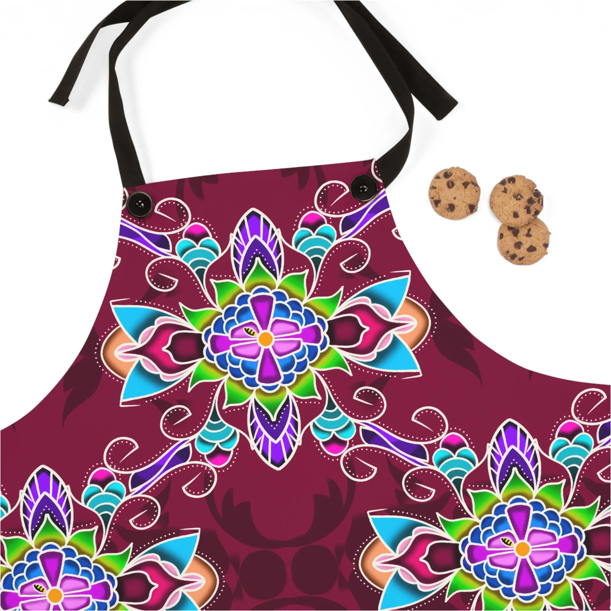 Blue Blossom Apron (AOP)