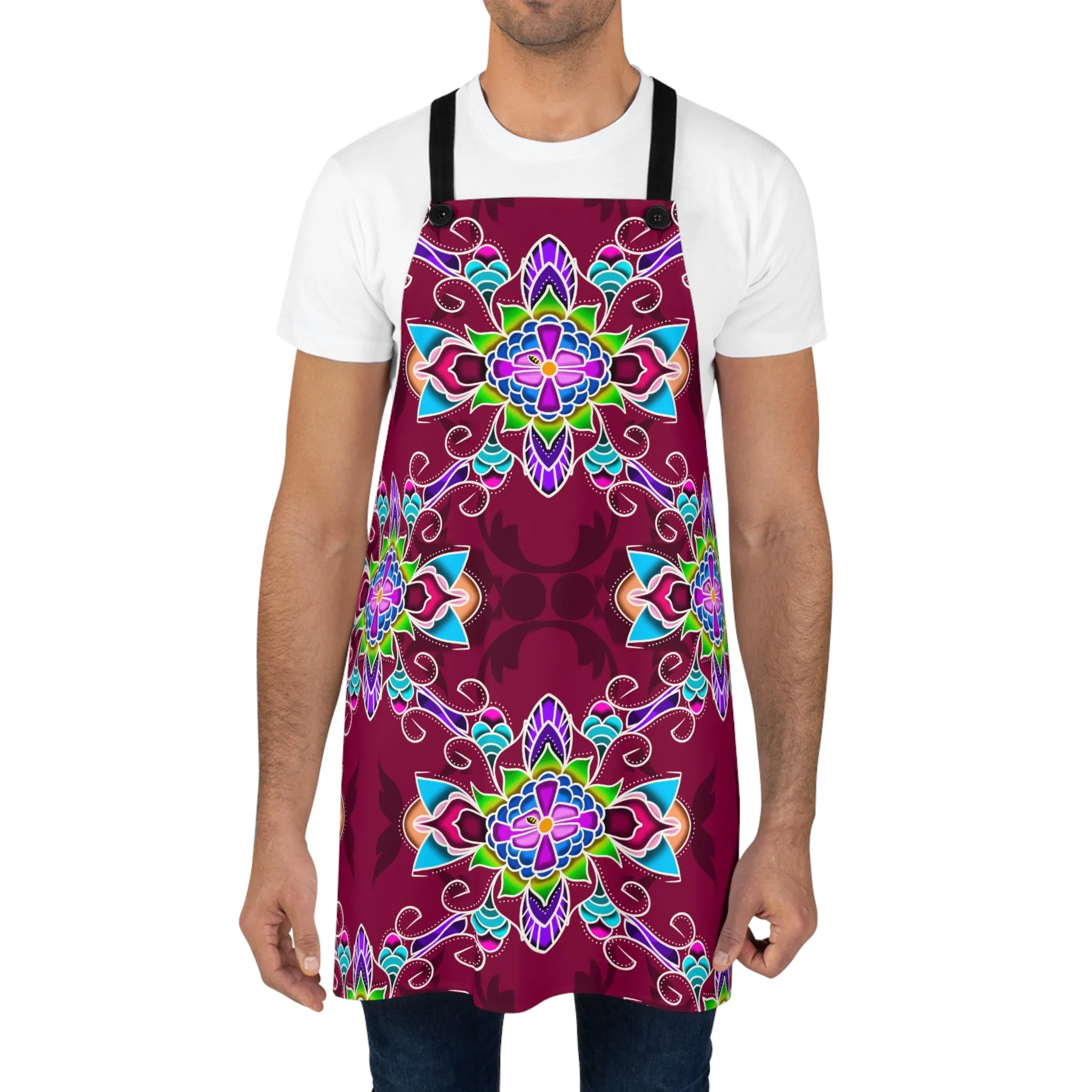 Blue Blossom Apron (AOP)