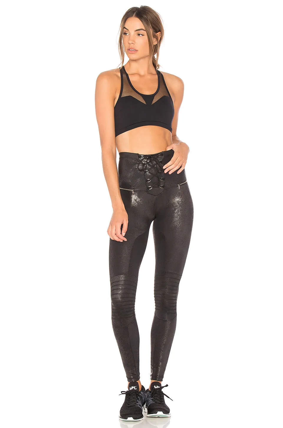 Blue Life Fit Easy Rider Legging Metallic Black