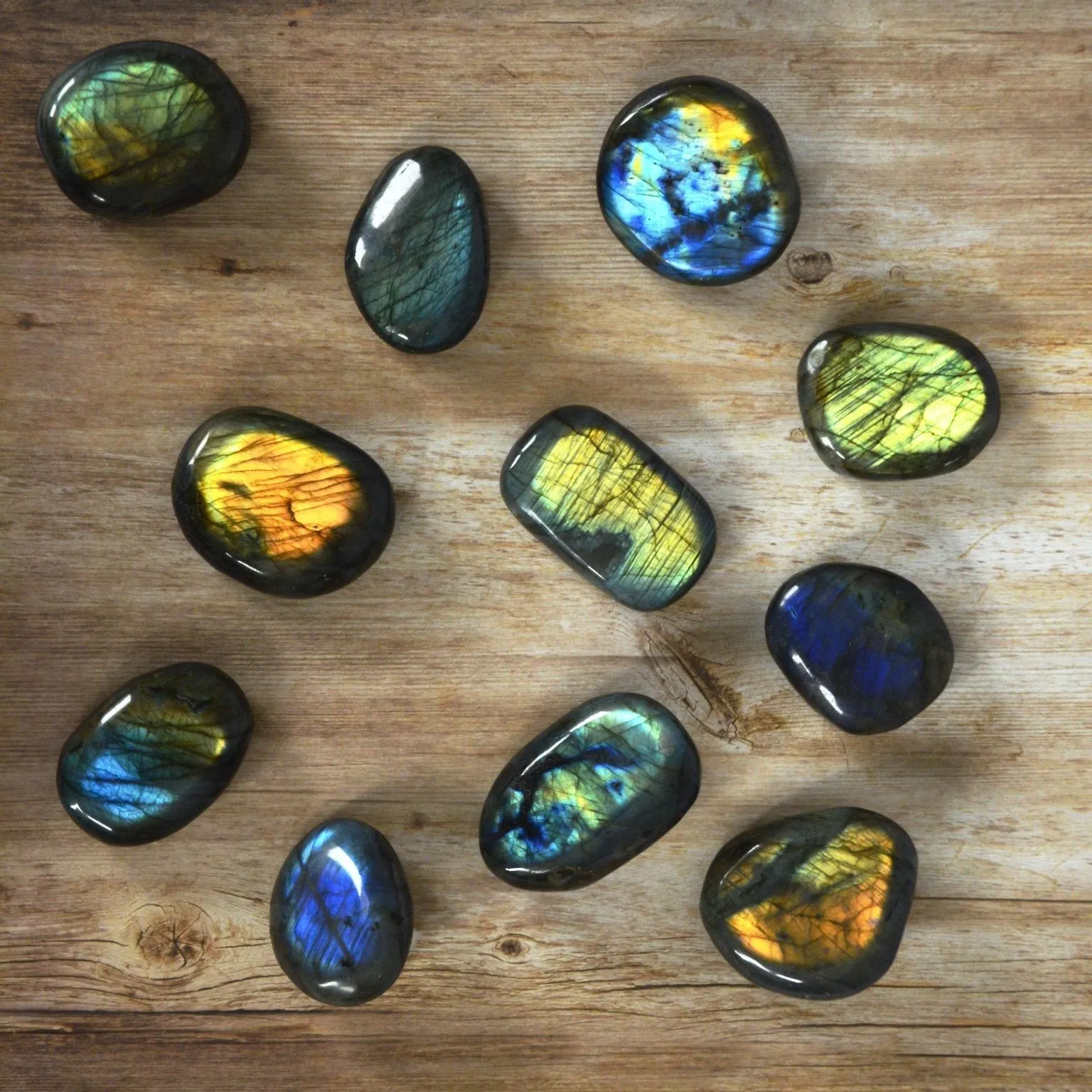 Blue Steel Labradorite Pebble