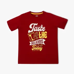 Boy's Regular Fit Graphic T-Shirt