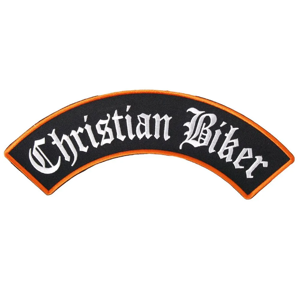 Christian Biker Rocker Patch 4 Inch x 1 Inch