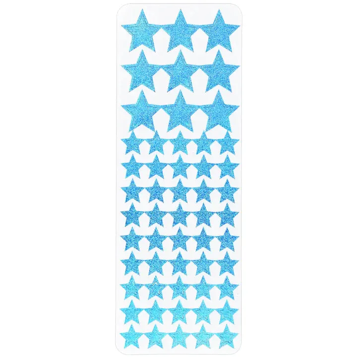 Color Foil Stars Sticker Set