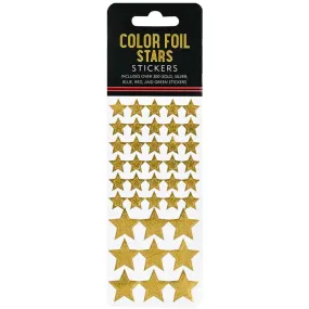 Color Foil Stars Sticker Set