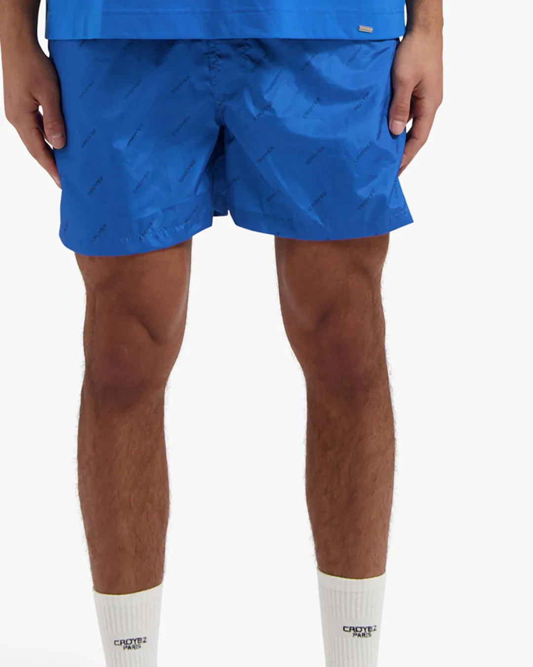 CROYEZ ALLOVER SWIM SHORTS - ROYAL BLUE