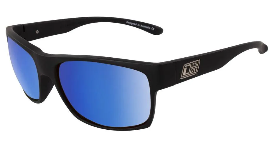 DD Furnace - Satin Black/Blue Fusion Mirror Polarised