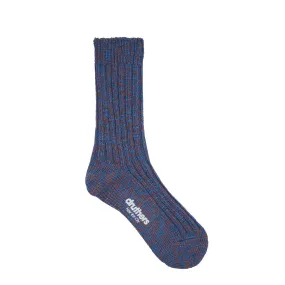 Druthers Organic Cotton Rib Slub Crew Sock Rugby