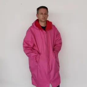 Dry Changing Robe - Pink / Red