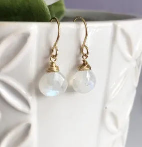 Earrings Kala - Moonstone (E262)