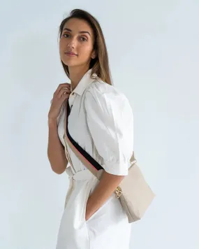 Elms & King - Large Burbank Crossbody - Oyster