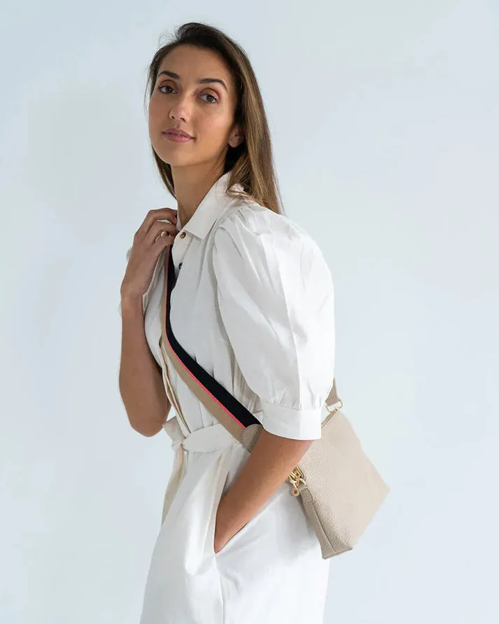 Elms & King - Large Burbank Crossbody - Oyster