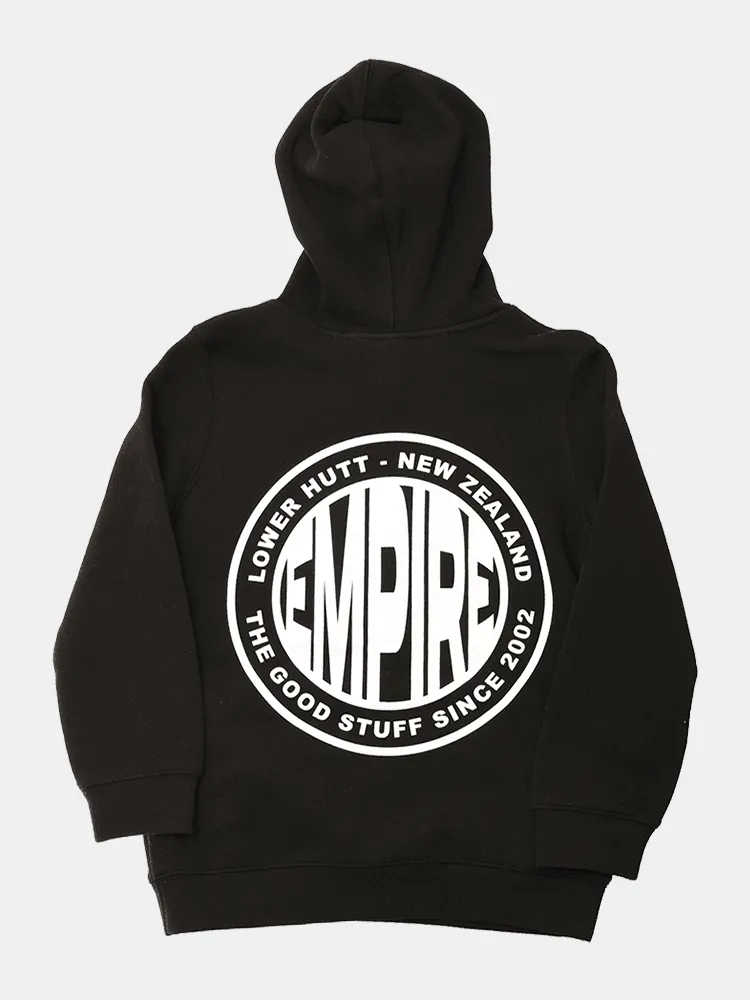 Empire Kids Stamped Hoodie - Black / White