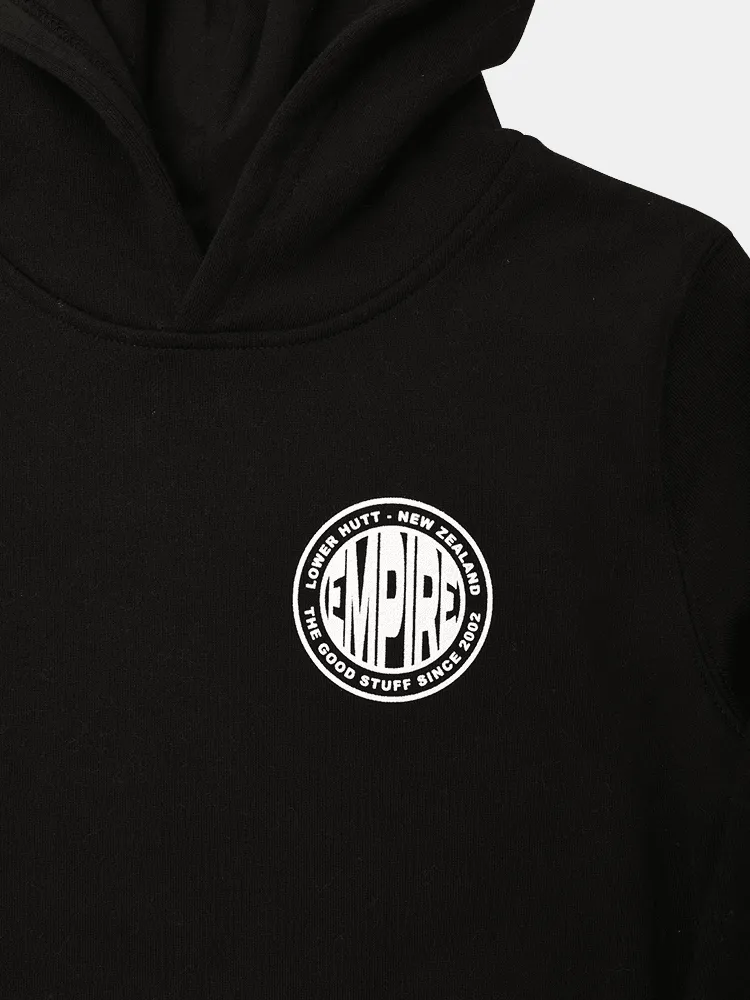 Empire Kids Stamped Hoodie - Black / White