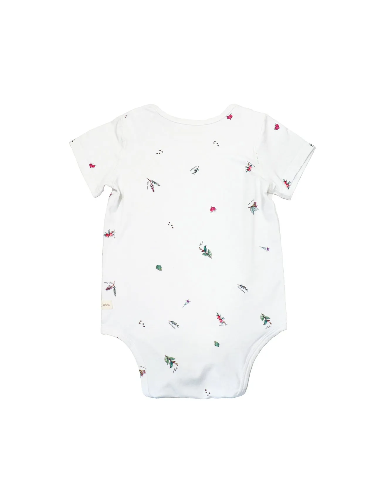 Envelope Neck Short Sleeve Onesie