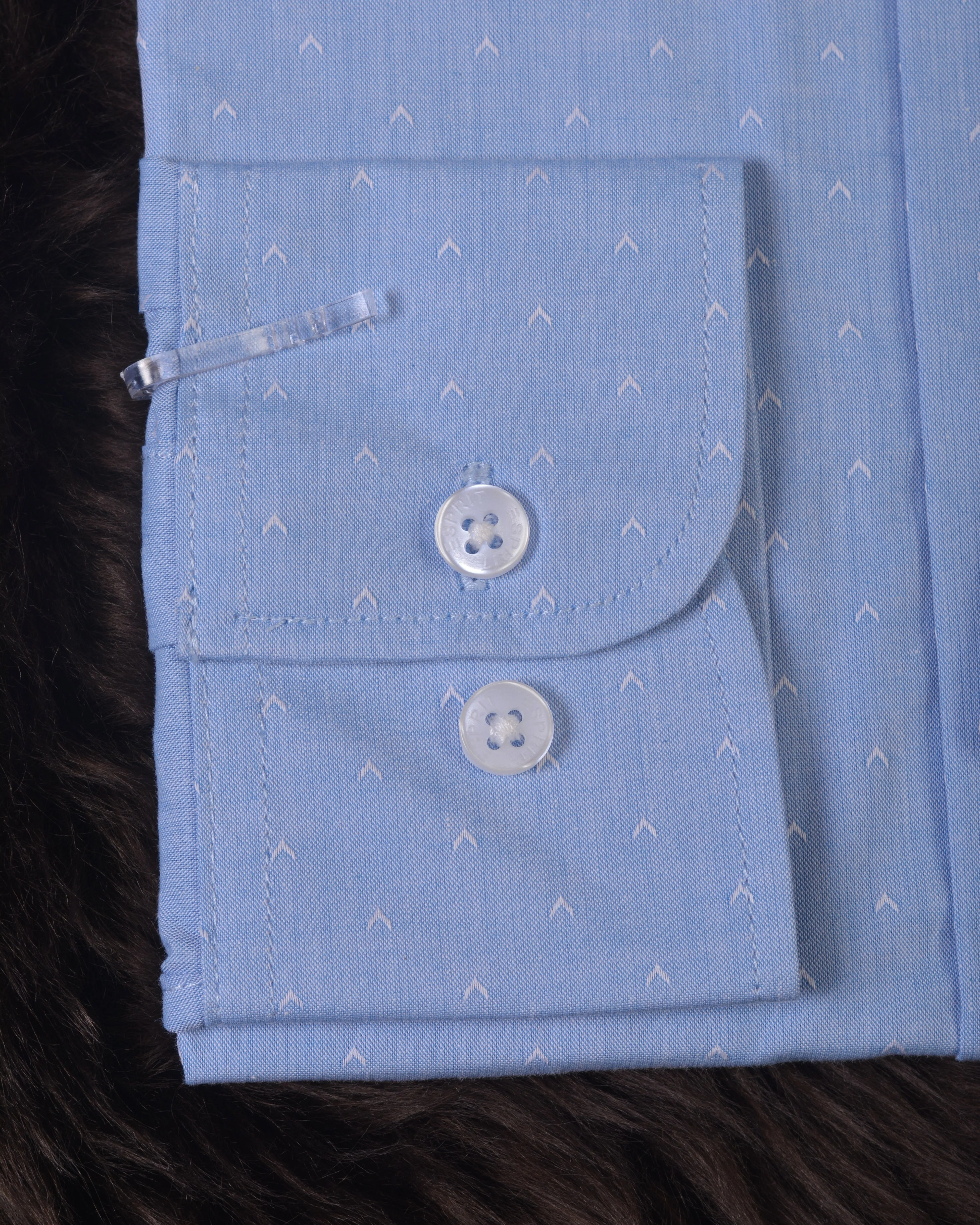 Esprit Slim fit, sustainable cotton shirt Blue Arrow Tacher