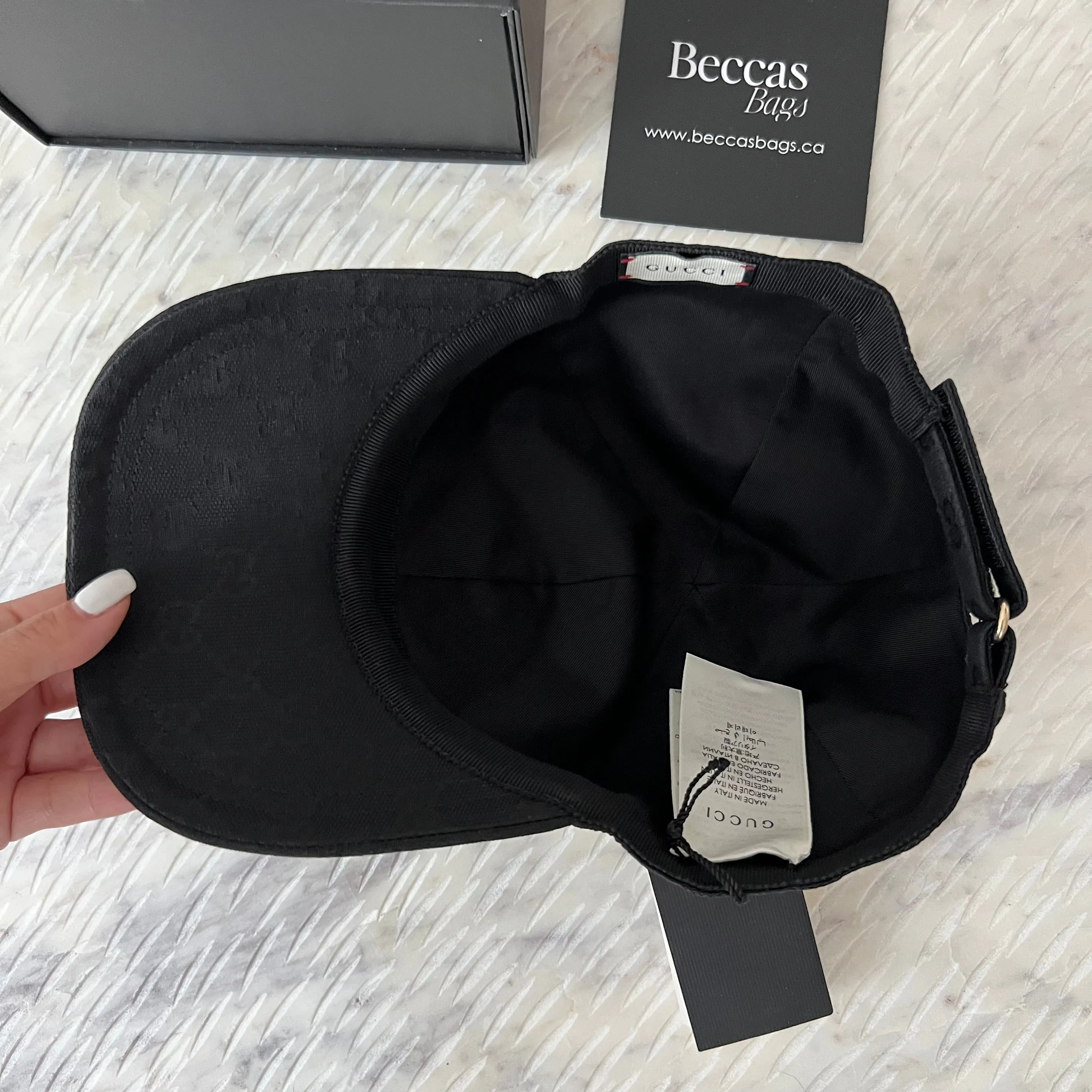 GUCCI GG CANVAS BASEBALL HAT