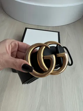 Gucci GG wide buckle belt