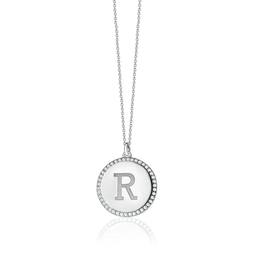 HOLOGRAM INITIAL NECKLACE