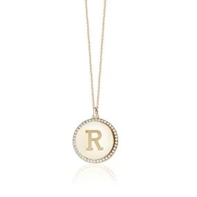 HOLOGRAM INITIAL NECKLACE