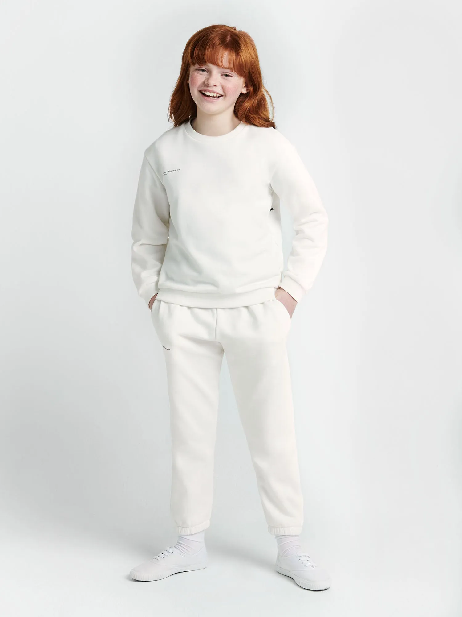 Kids' 365 Midweight Track Pants—off-white