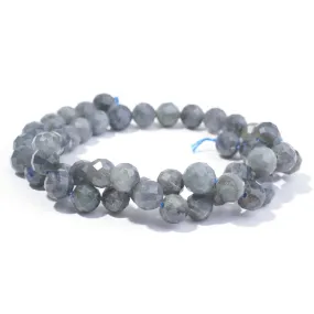 Labradorite 8mm Round Faceted - 15-16 Inch