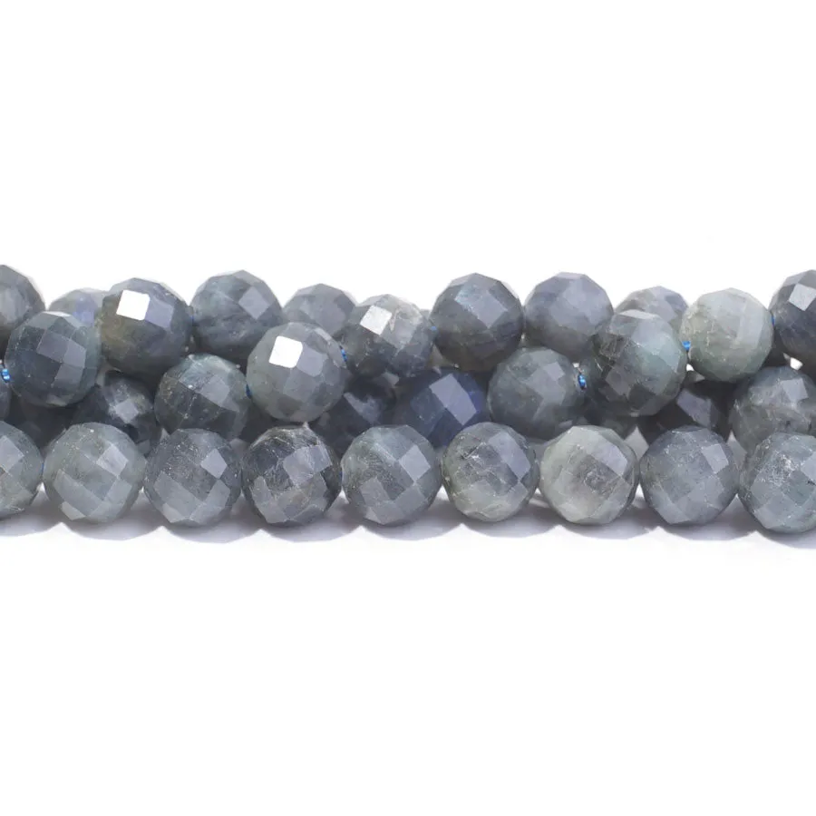 Labradorite 8mm Round Faceted - 15-16 Inch