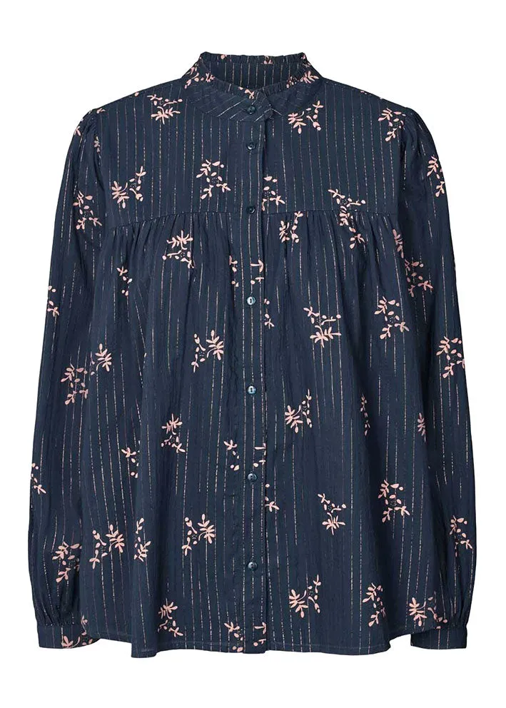 Lollys Laundry Cara Shirt - Navy