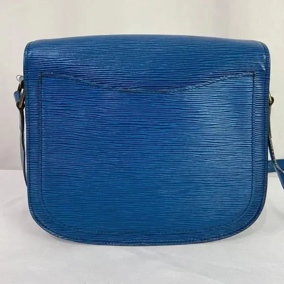 Louis Vuitton Blue Epi St Cloud Bag