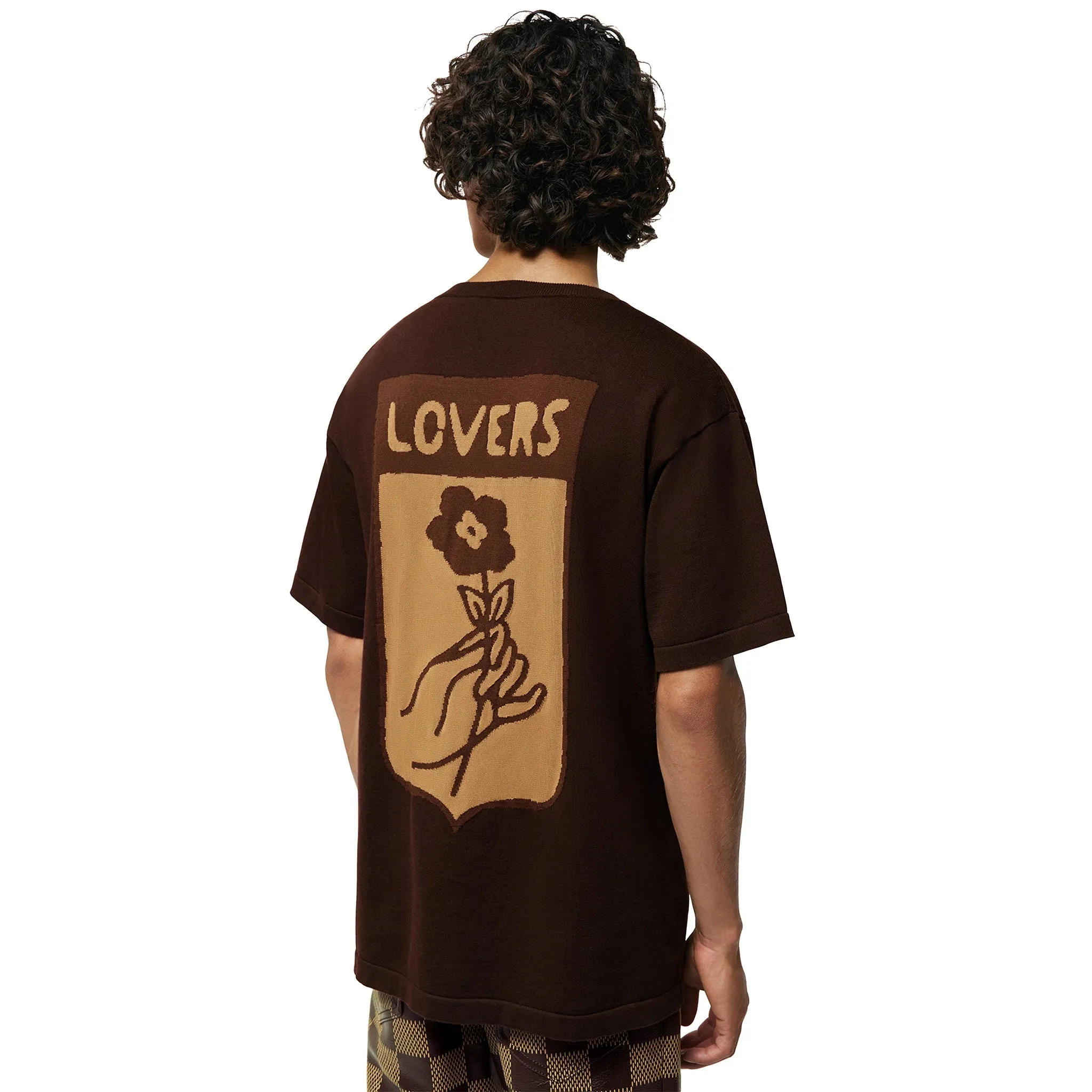 Louis Vuitton Cotton Trunk Print Sienna Brown T Shirt