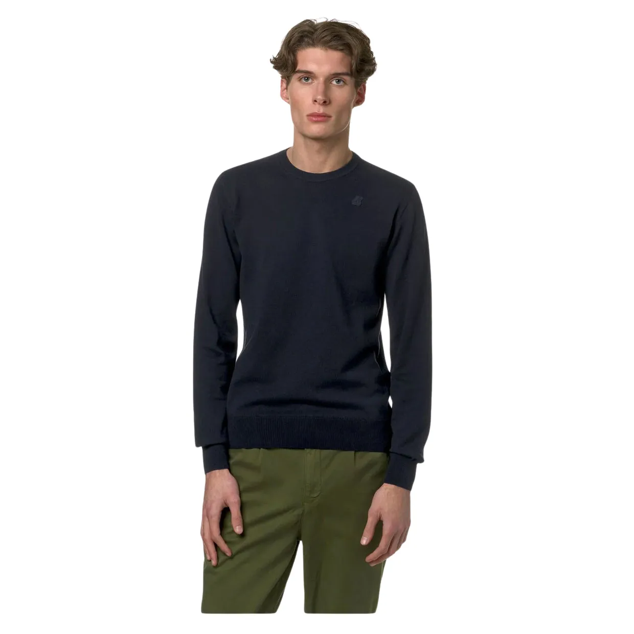 Maglione Uomo K-Way Sebastien Cotton PS Blu