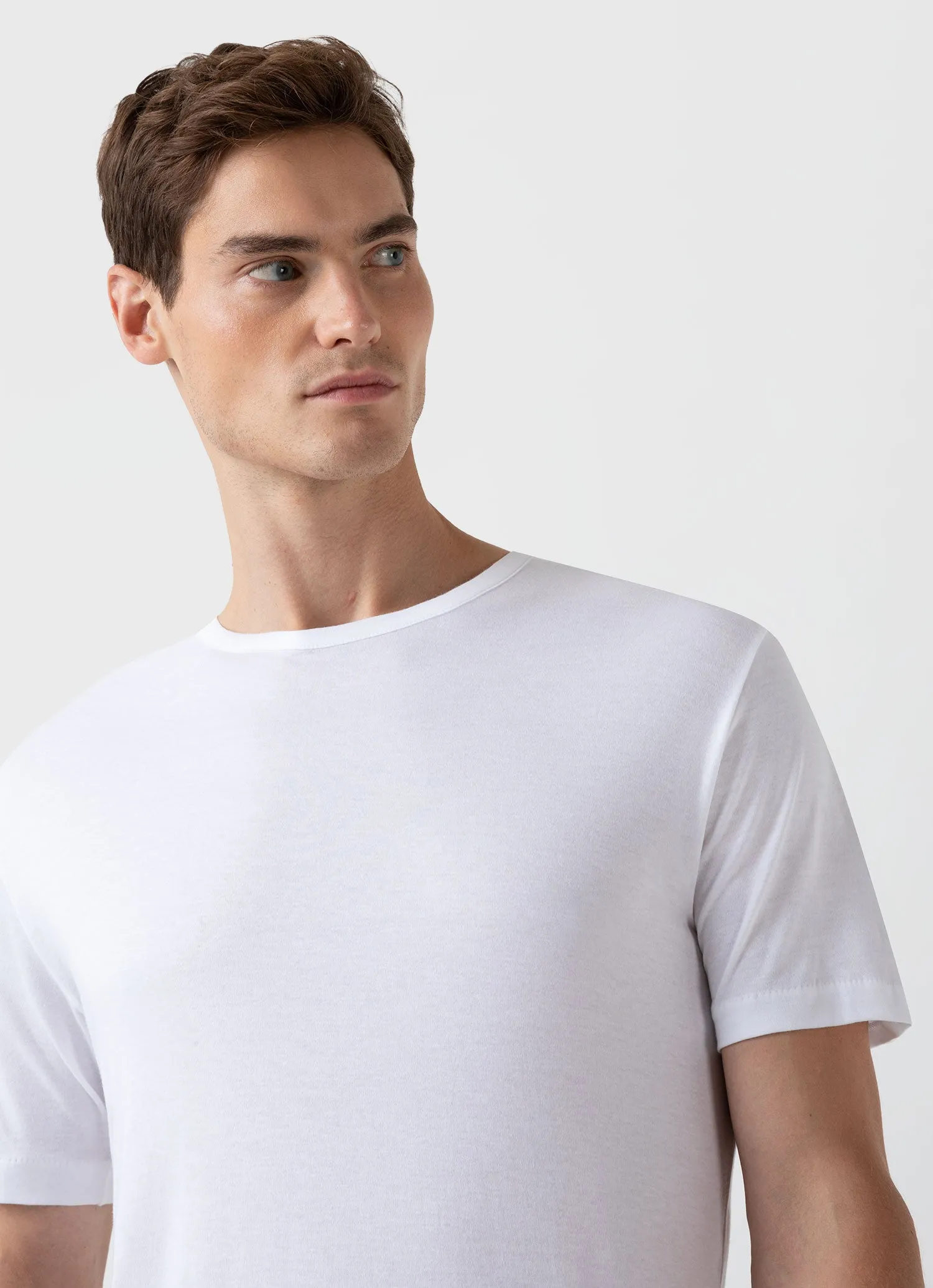 Men's Sea Island Cotton T-shirt in White