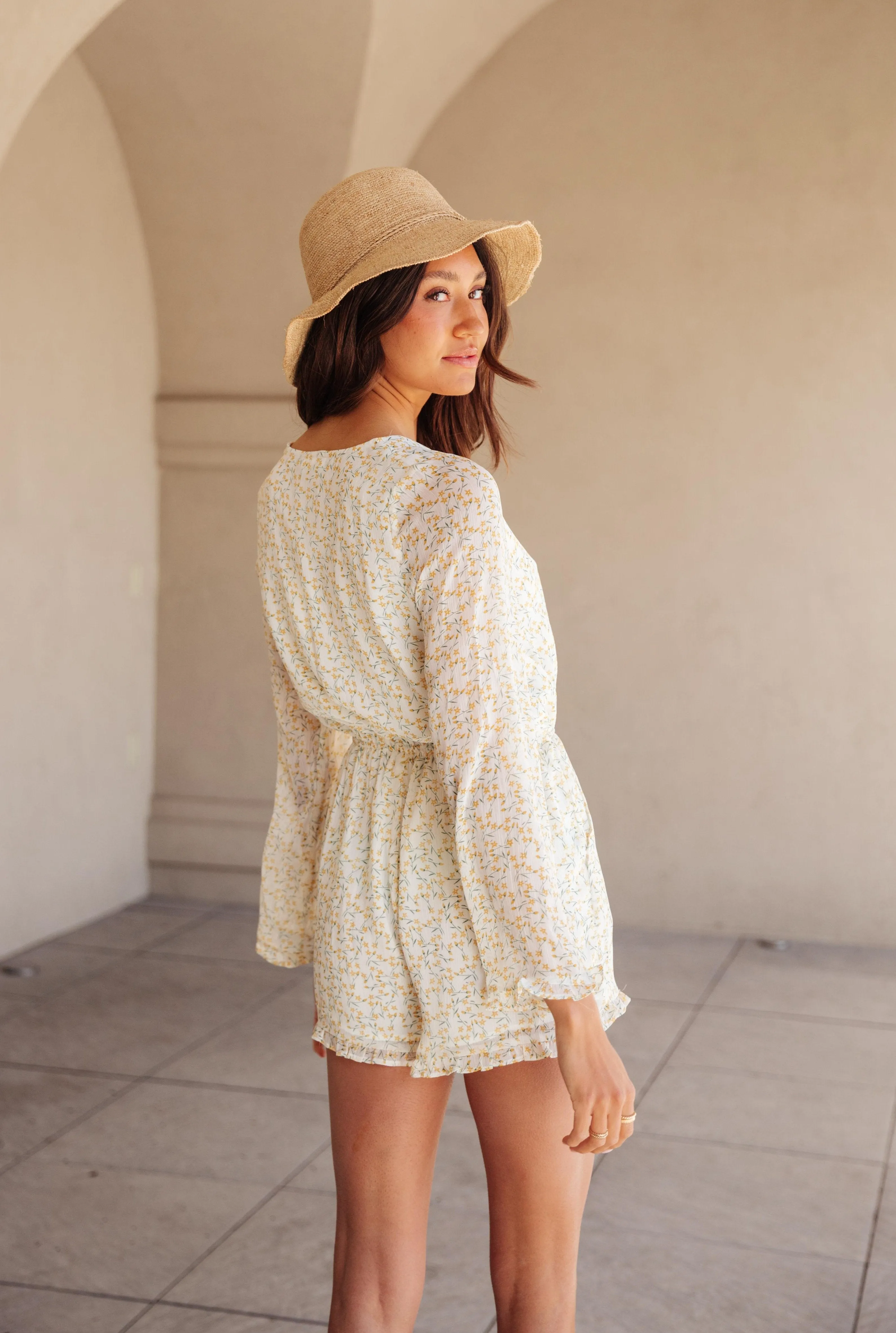 Meringue Long Sleeve Romper