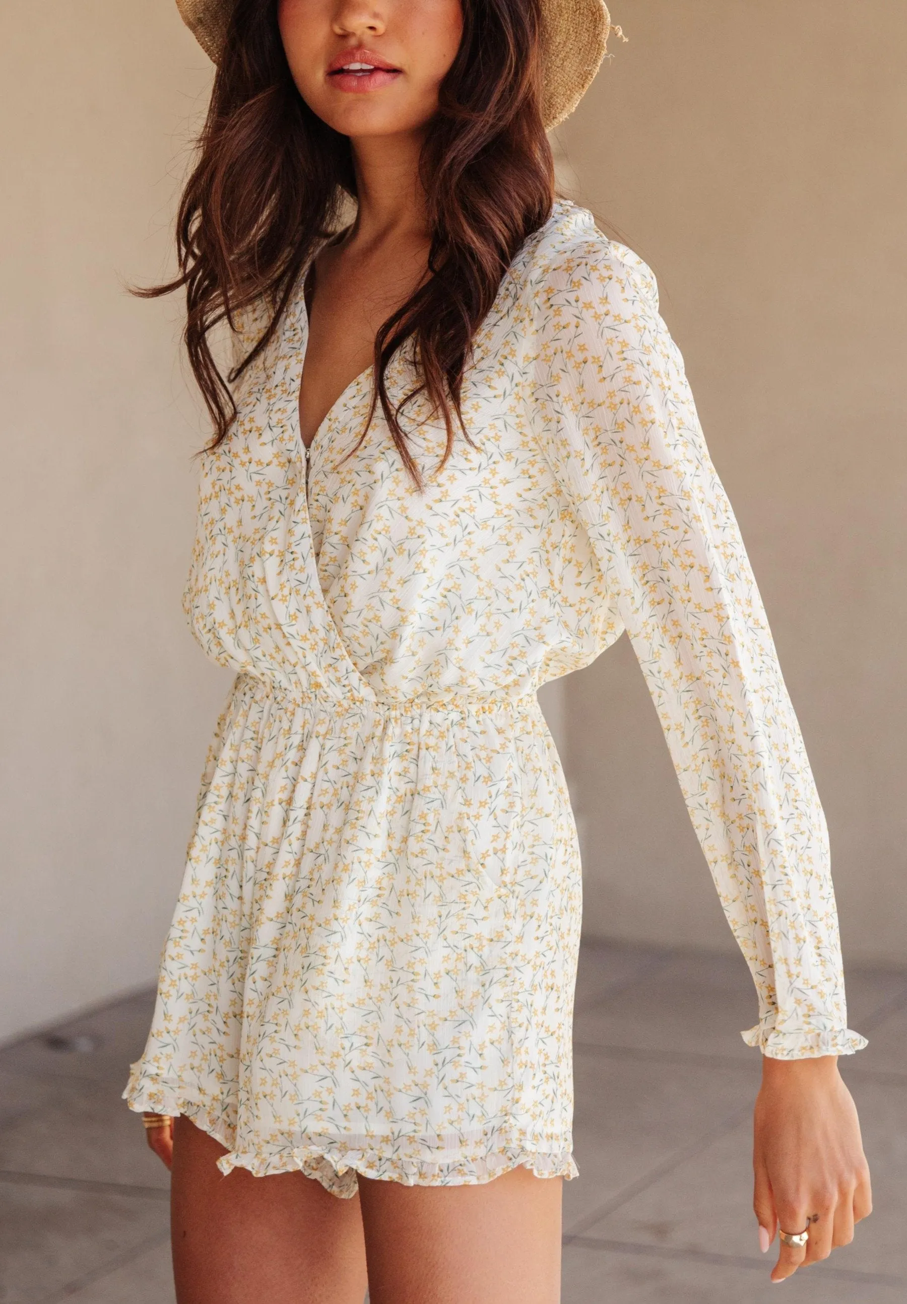 Meringue Long Sleeve Romper