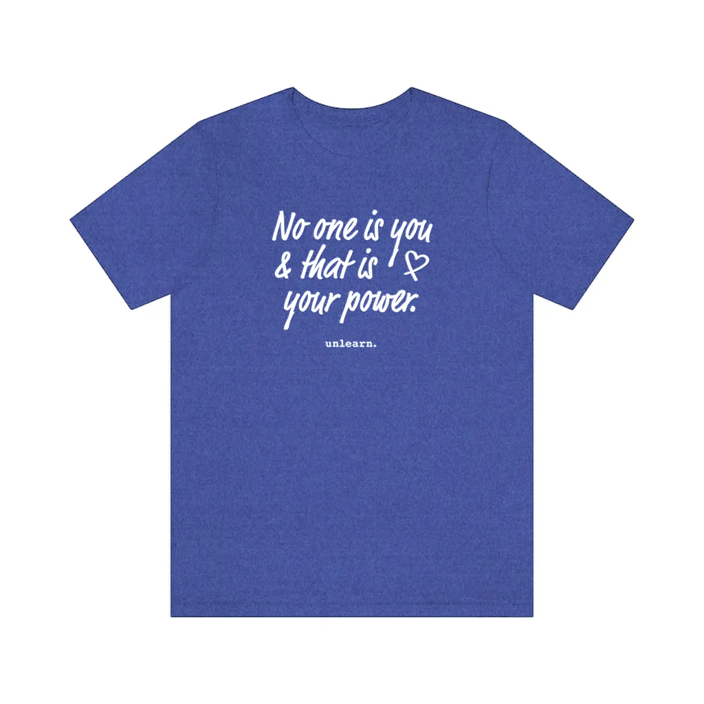 No One Is You - Heather Relaxed Fit T-shirt*