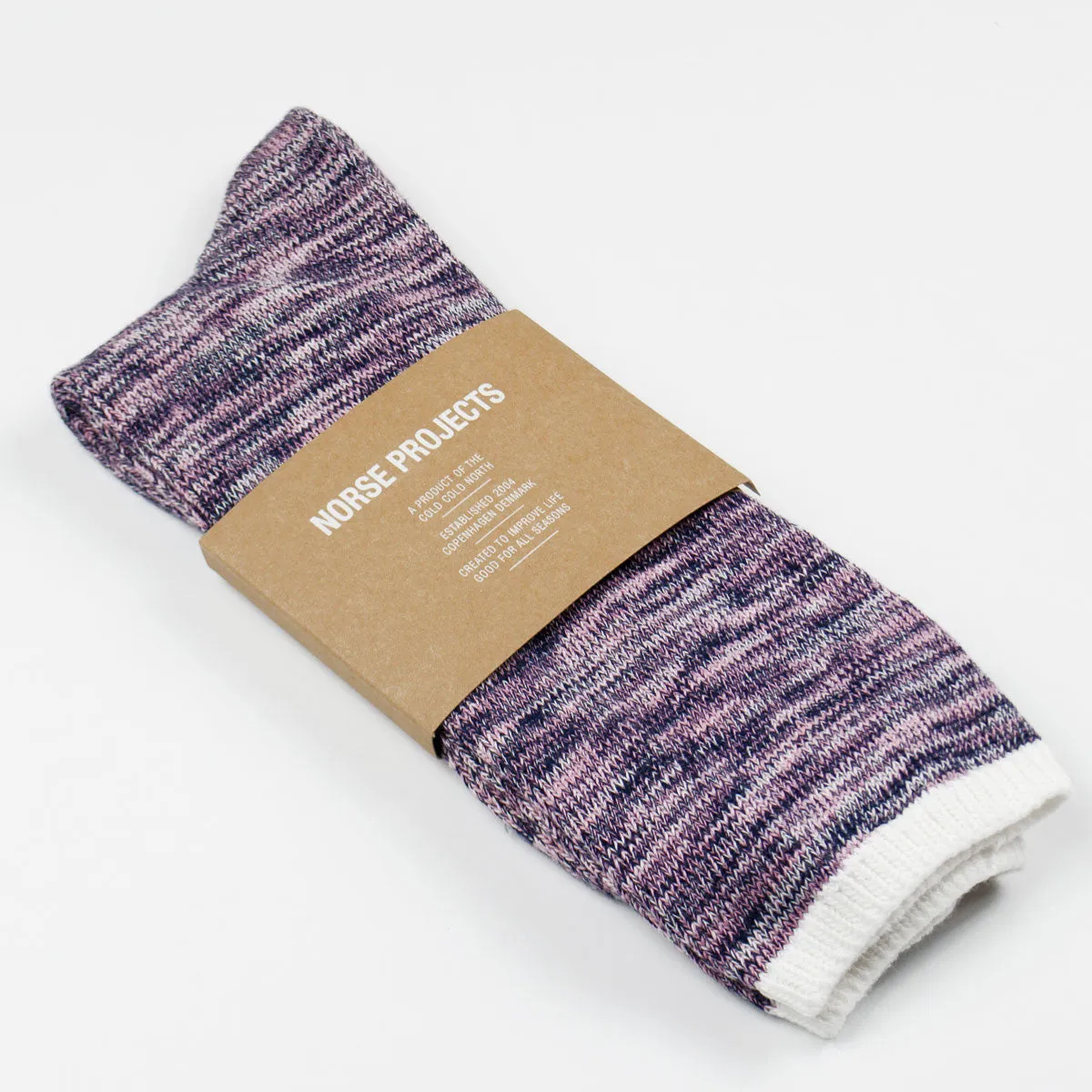 Norse Projects - Bjarki Blend Cotton Socks - Boundary Blue