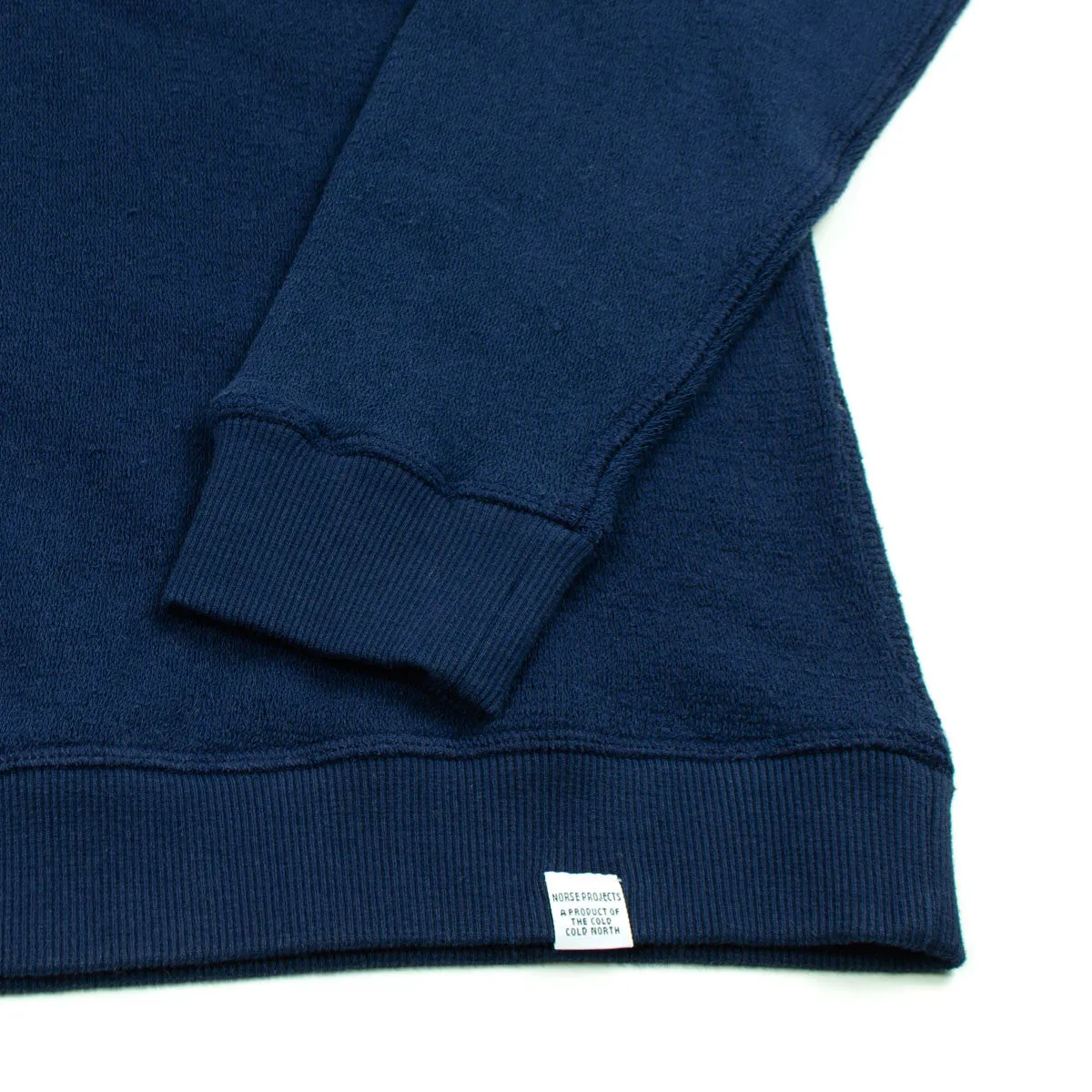 Norse Projects - Vagn Japanese Cotton Reversible Sweatshirt - Navy