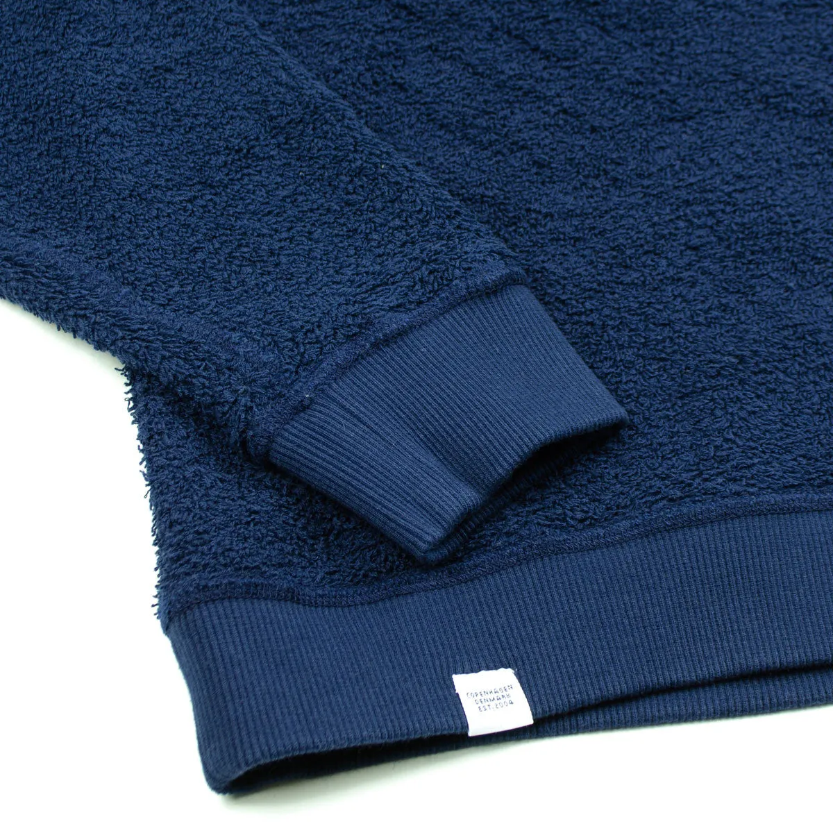 Norse Projects - Vagn Japanese Cotton Reversible Sweatshirt - Navy