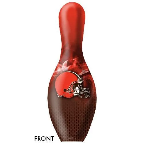 Ontheballbowling NFL on Fire Pin Cleveland Browns Bowling Pin