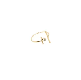 Open Heart Open Mind Ring - CZ