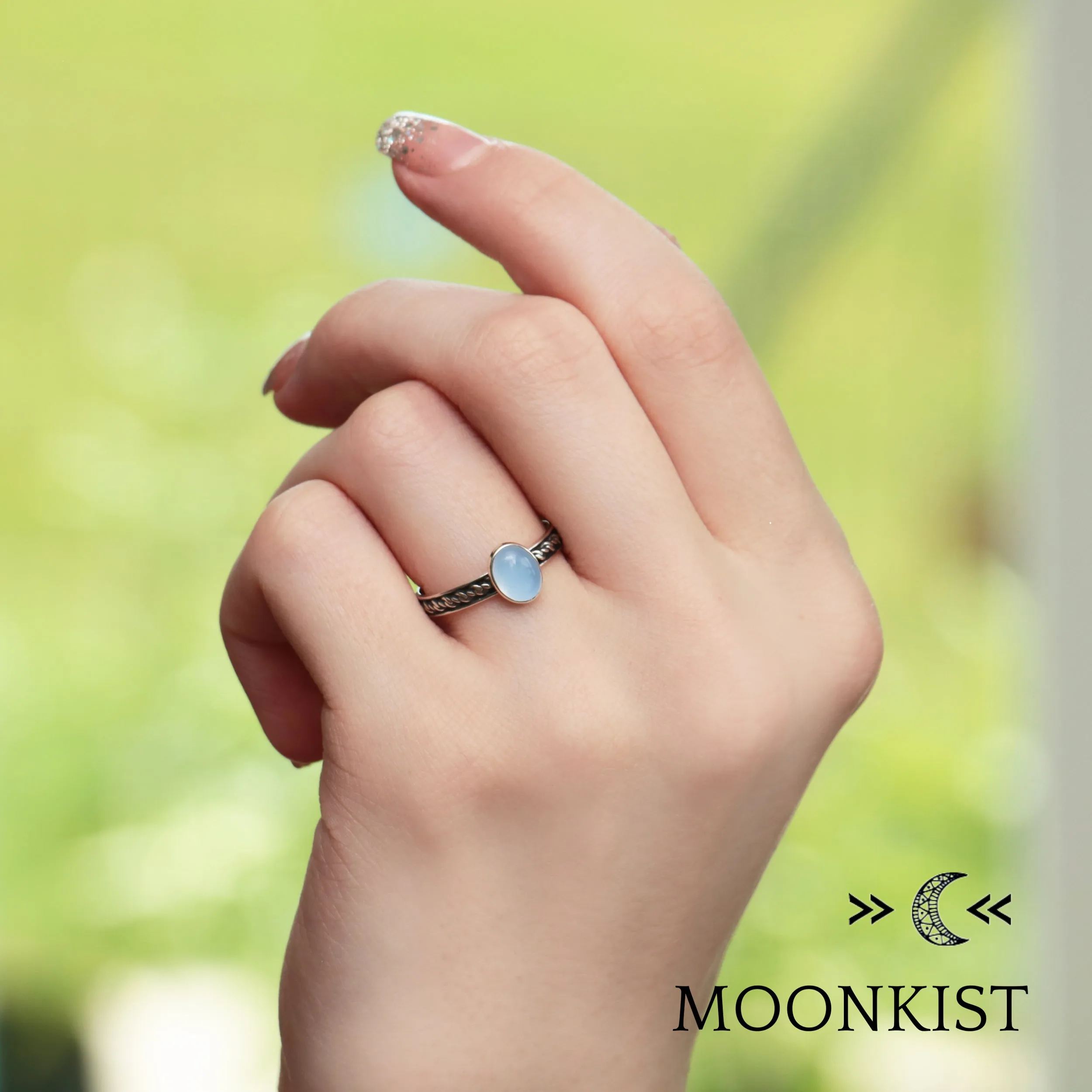 Oval Cabochon Ring for Women | Moonkist Designs